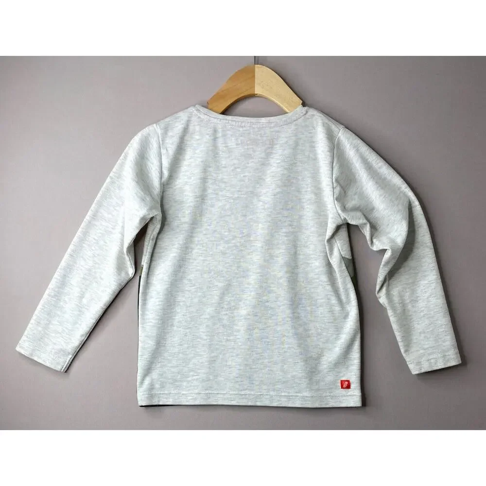Piccolina Girl Scouts Juliette Gordon Low Long Sleeve Gray Trailblazer Tee 6 Yrs